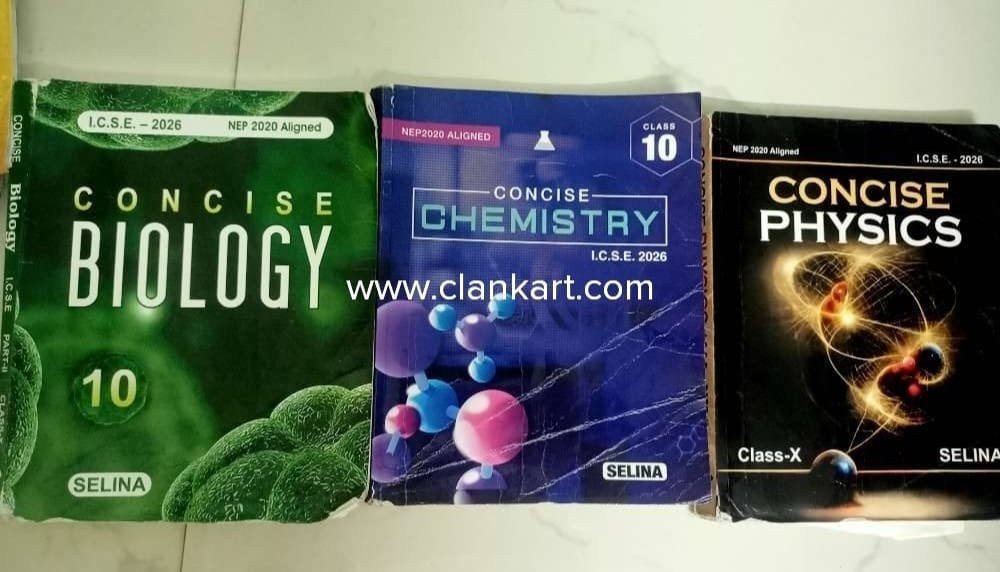Buy Second Hand ICSE SELINA CONCISE PHY CHEM BIO TEXTBOOK in PURNIA - Bookaao