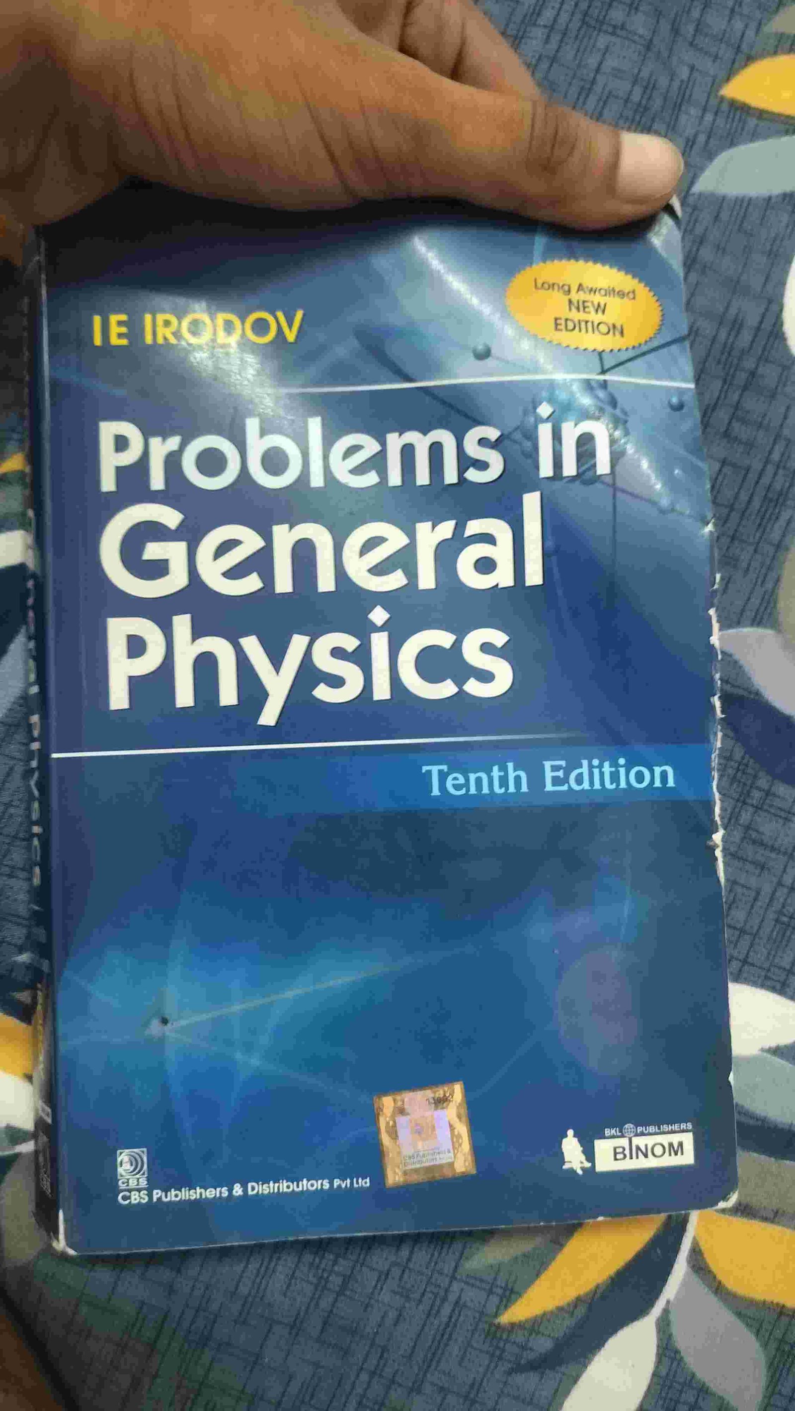 IE IRODOV Problem in General Physics - Second Hand - Bookaao