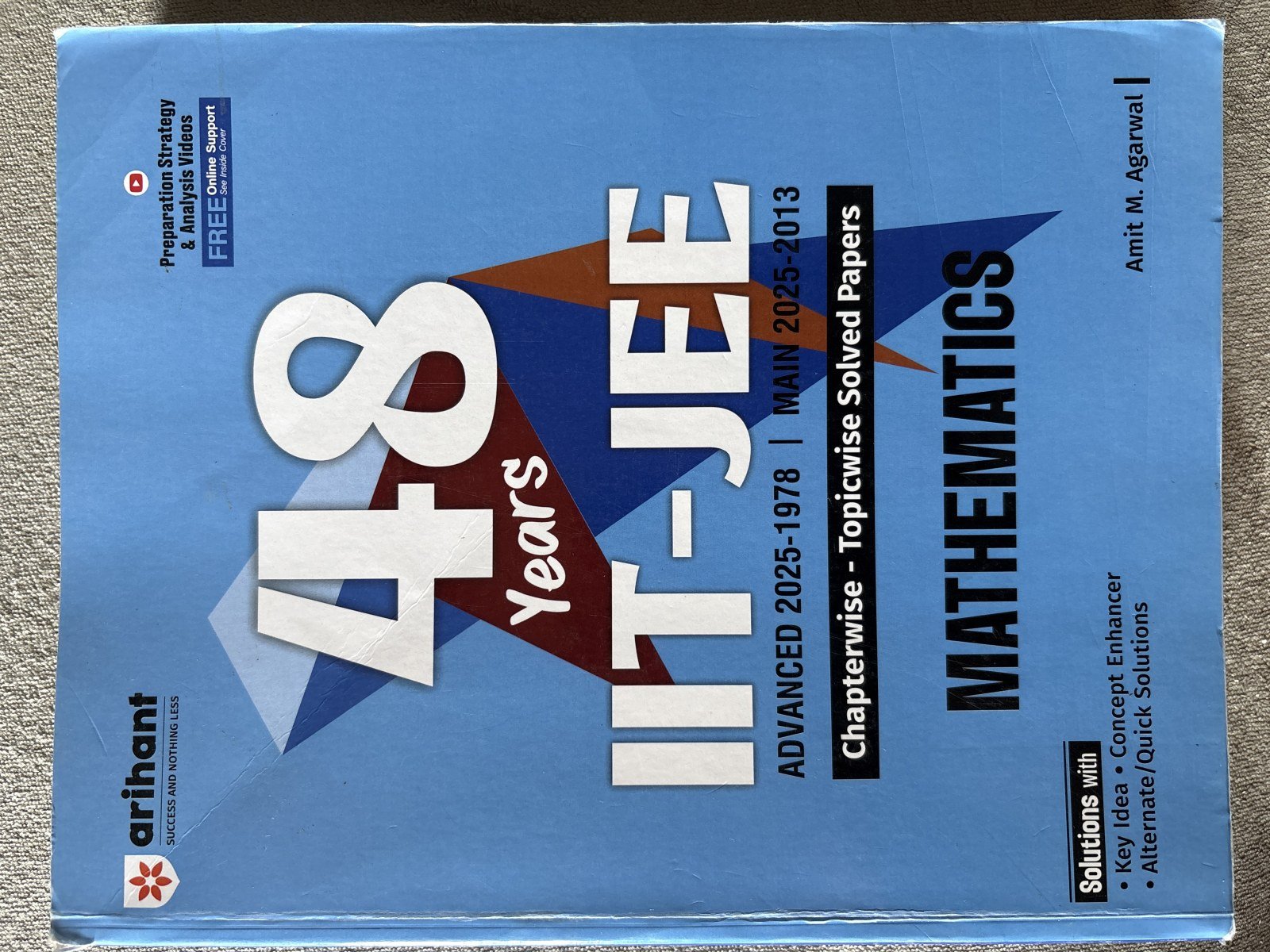 IIT JEE 48 Year Advanced Mathematics PYQ - Second Hand - Bookaao