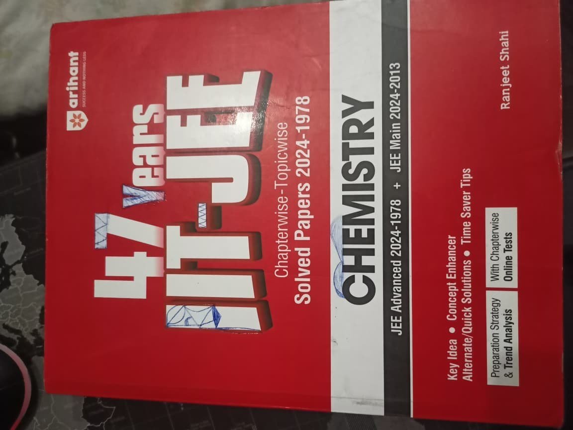 IIT JEE CHEMISTRY 47 YEAR SOLVED PAPER - Second Hand - Bookaao