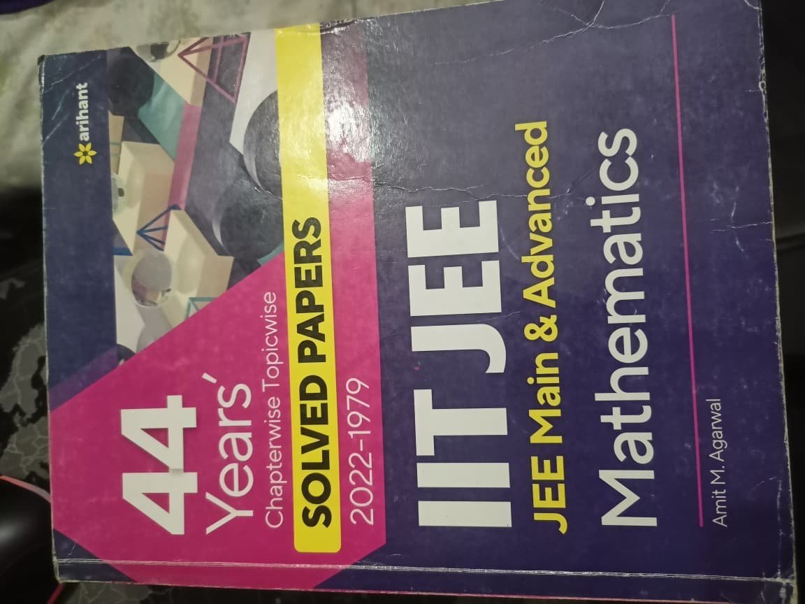 IIT JEE maths 44 year solve paper - Second Hand - Bookaao