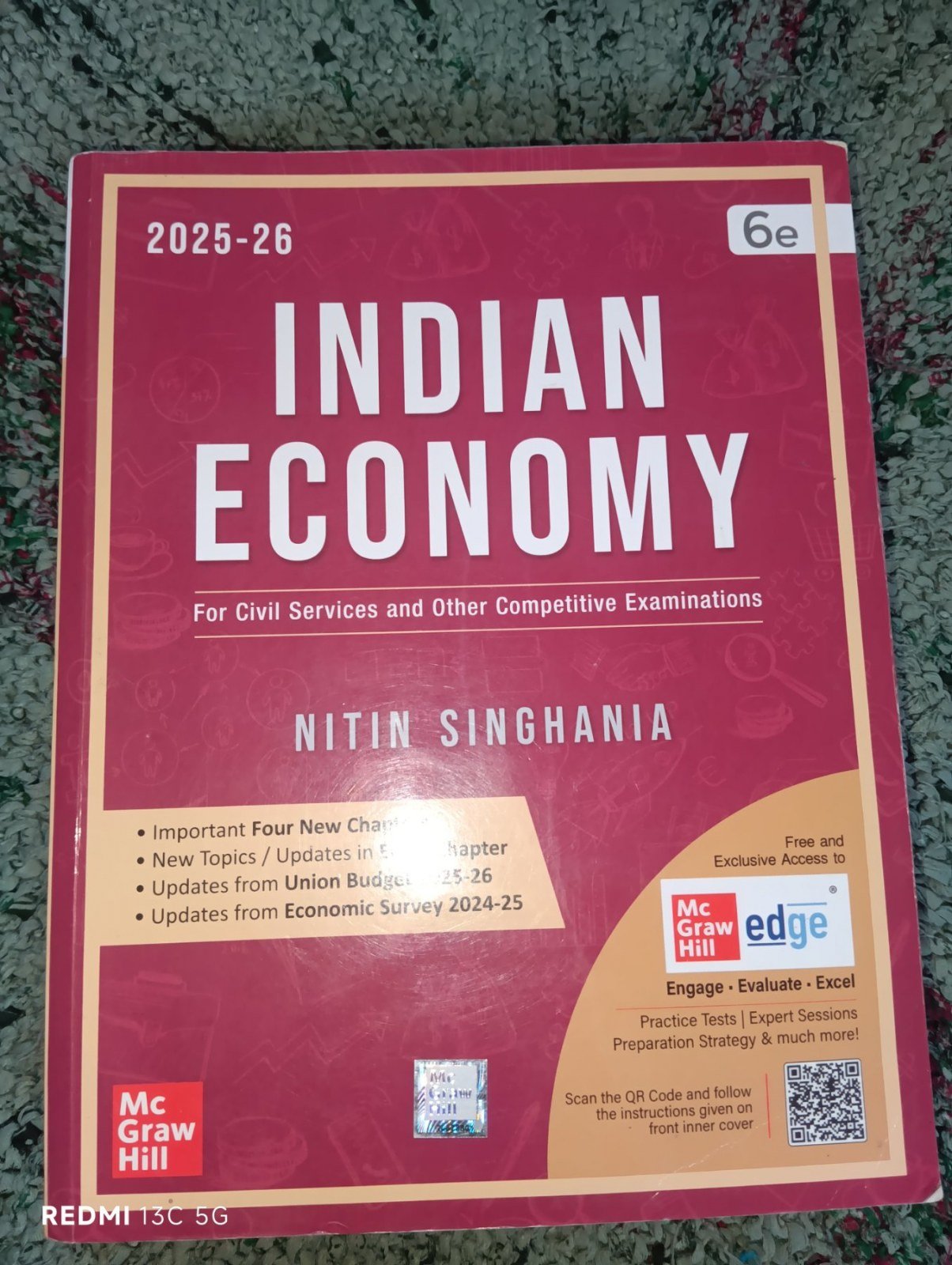 Indian economy for upsc - New Book - Bookaao