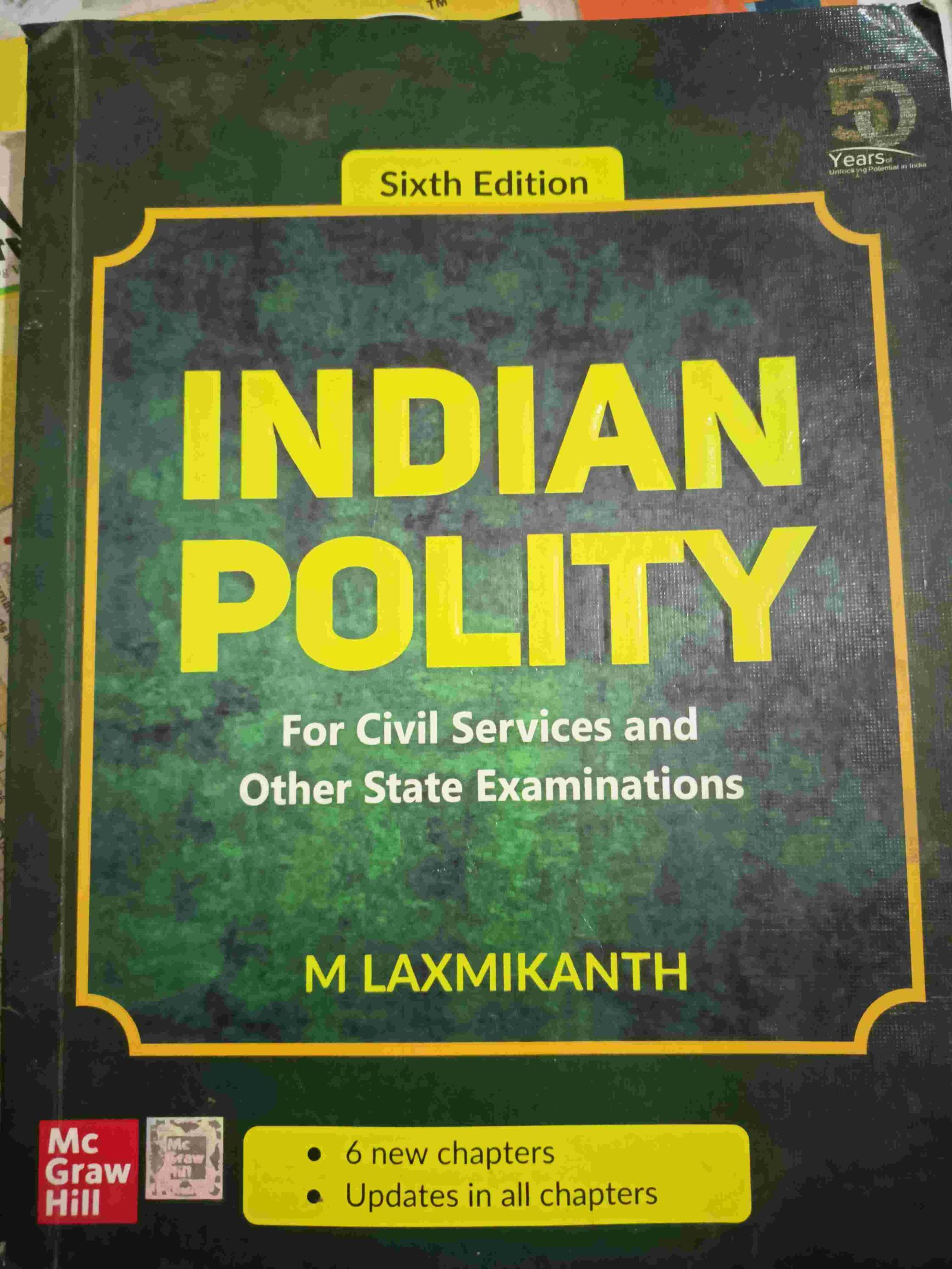 Indian Polity Lakshmikanth 6 edition - Second Hand - Bookaao