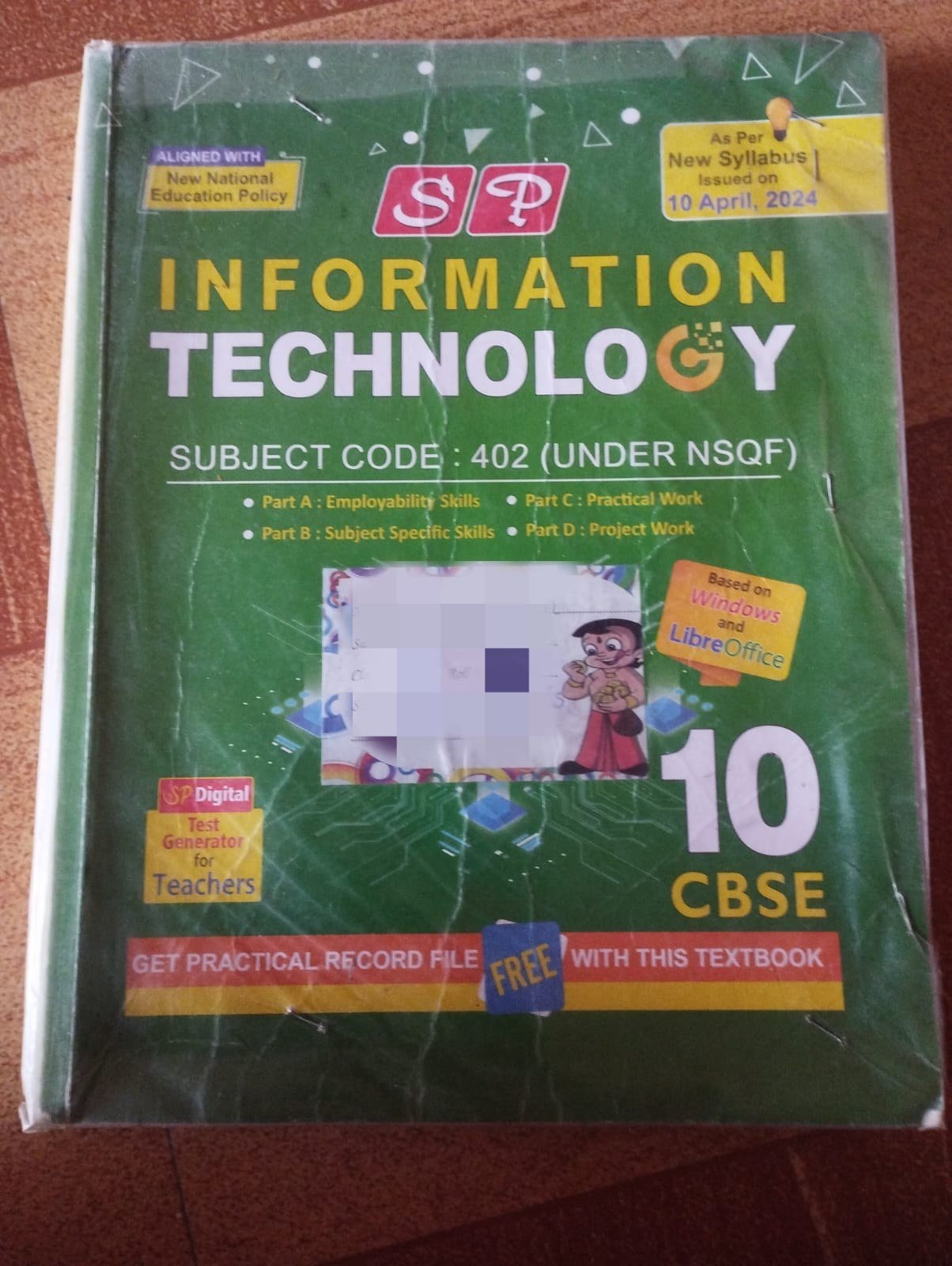 Information Technology Class 10 CBSE-Code-402 - Second Hand - Bookaao