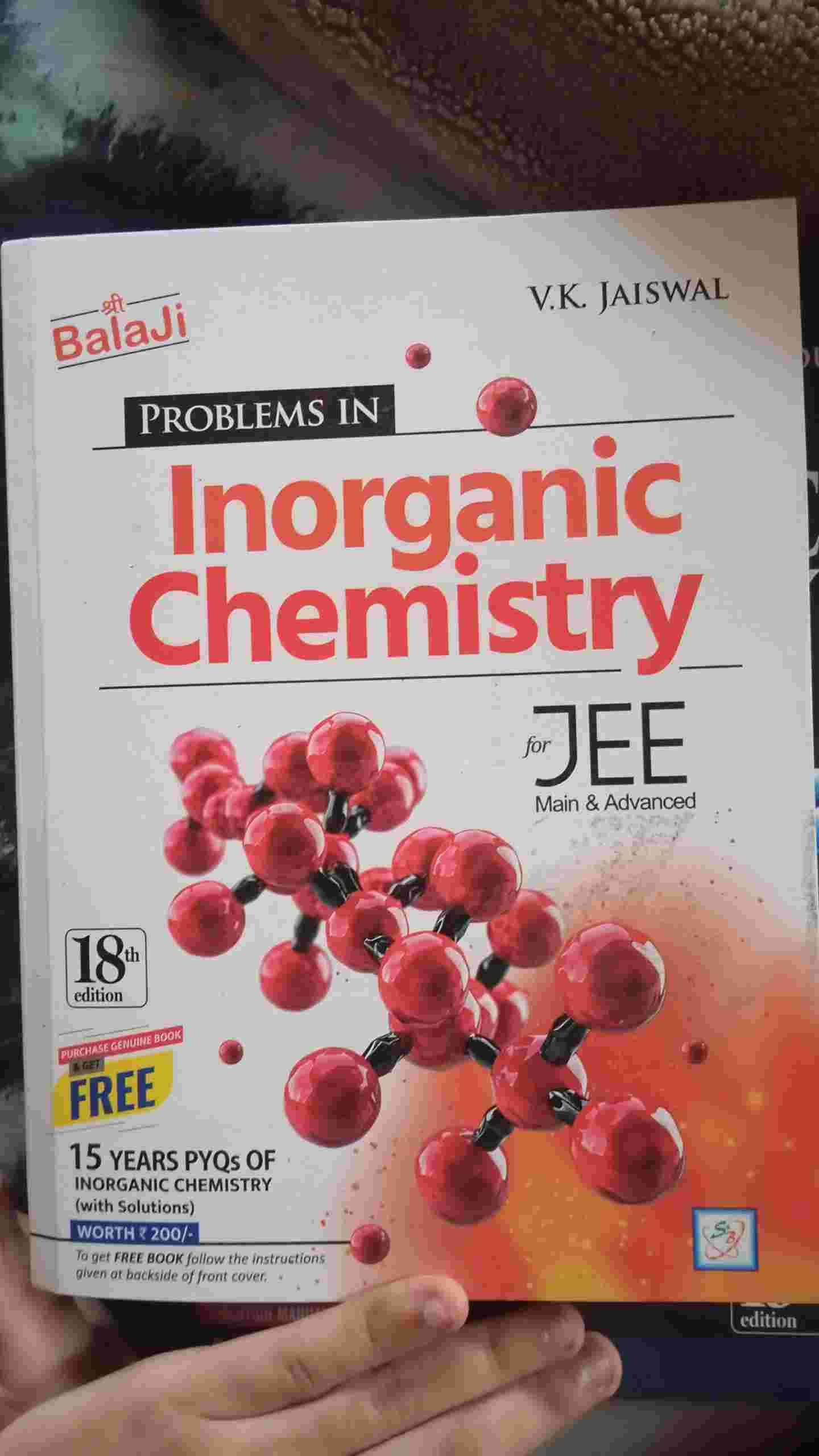 Inorganic chemistry for JEE - New Book in Belur - Bookaao