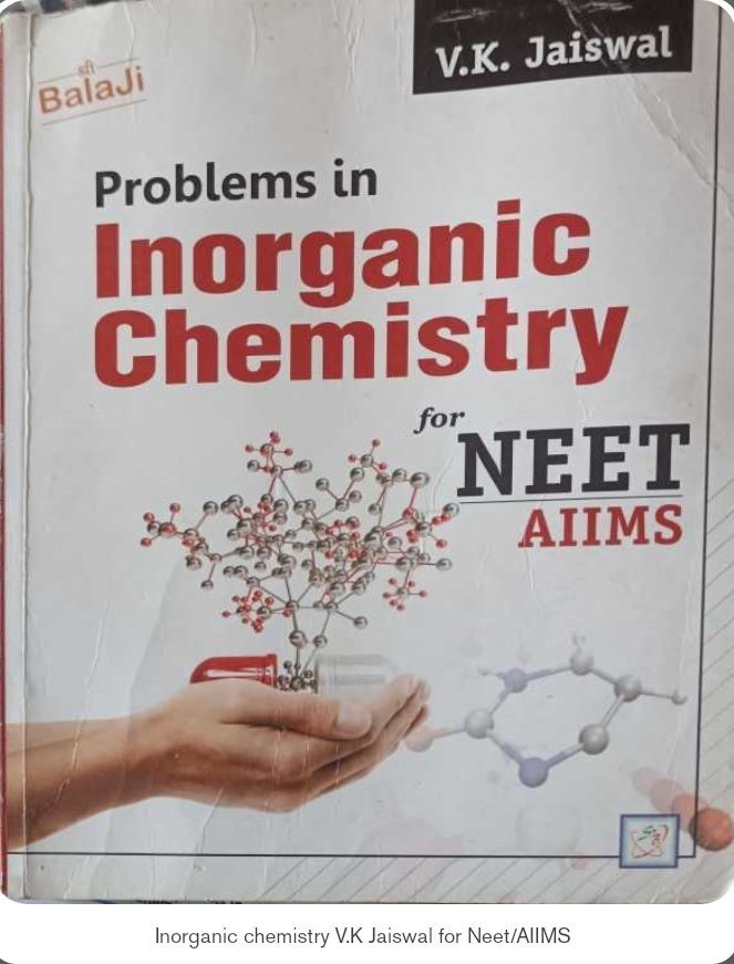 Inorganic chemistry for neet by vk Jaiswal - Second Hand - Bookaao