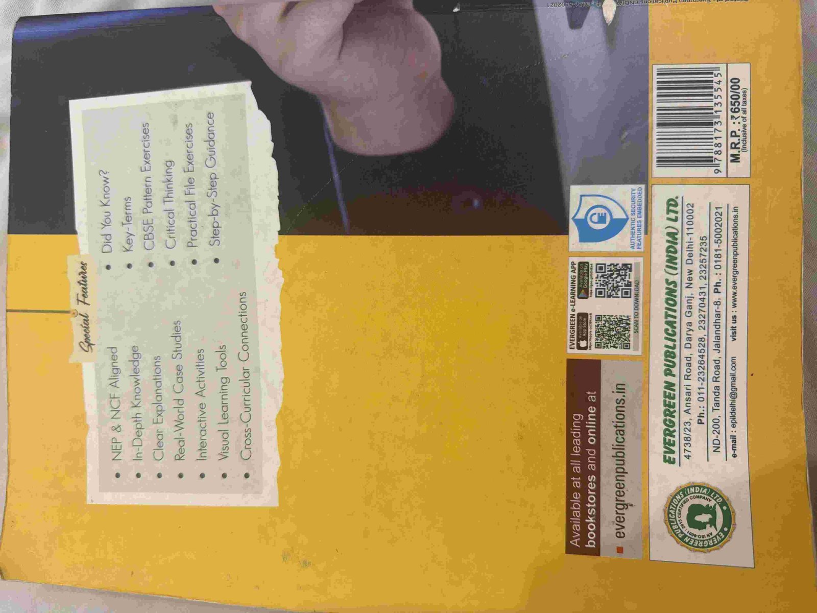 IT BOOK CLASS 10 CBSE ,CODE 402 - Second Hand Book in Mukerian - Bookaao