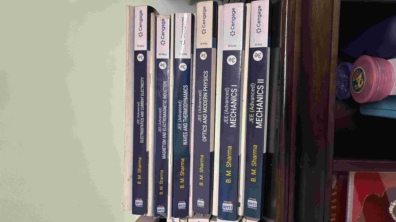 Buy Second Hand JEE advance cengage books ( set of 6) by bm sharma in Kolhapur - Bookaao