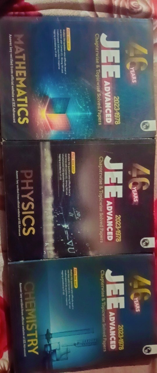 JEE advance PYQ(2023-1978) - Second Hand - Bookaao