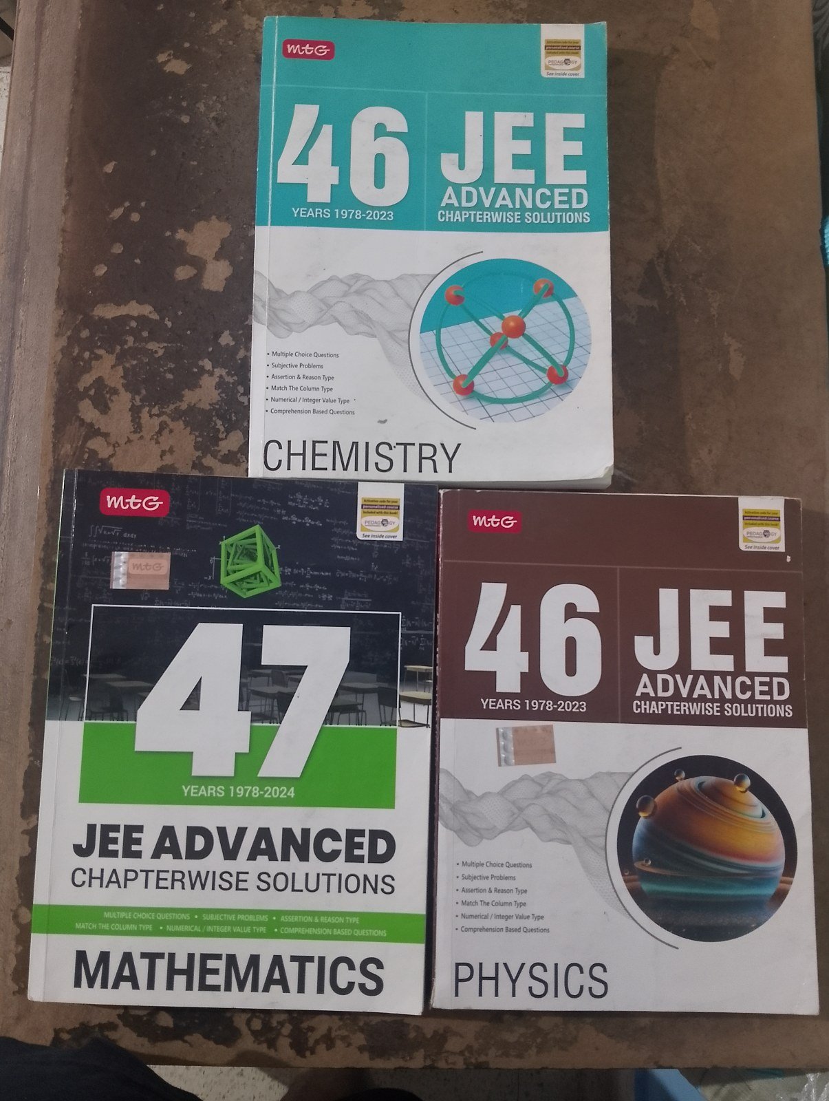 JEE ADVANCED PYQ 46 YEARS MTG - Second Hand - Bookaao