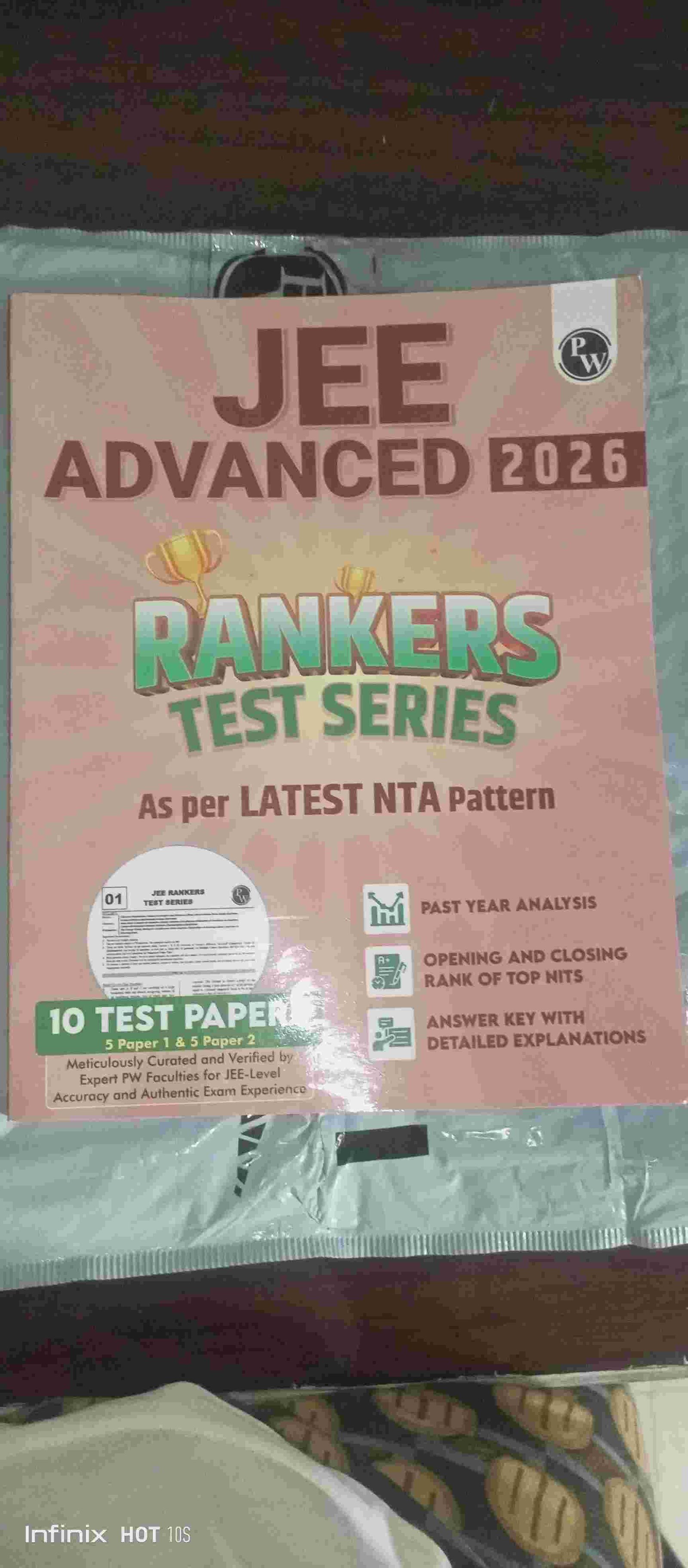 Jee Advanced Ranker test series - New Book - Bookaao