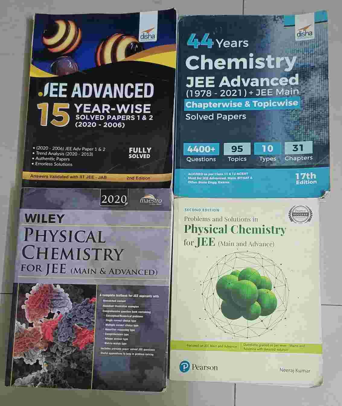 Buy Second Hand JEE Advanced Solved Papers (Physical Chemistry) in Kharghar, Navi Mumbai - Bookaao