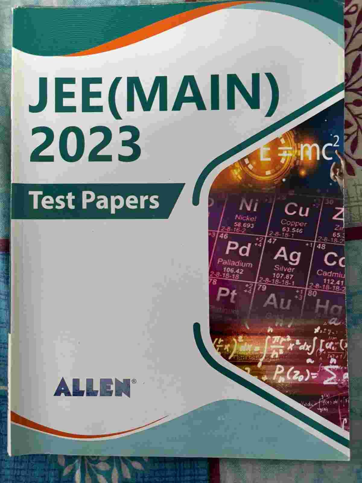 JEE MAIN 2023 TEST PAPERS ALL SETS BY ALLEN - New Book - Bookaao
