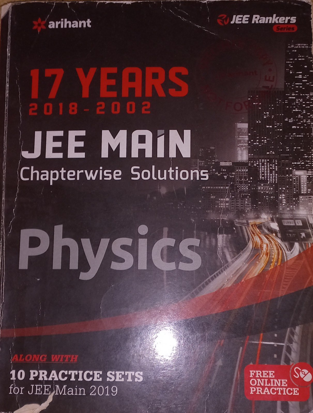 Jee main physics 2018-2002 practice sets - Second Hand - Bookaao