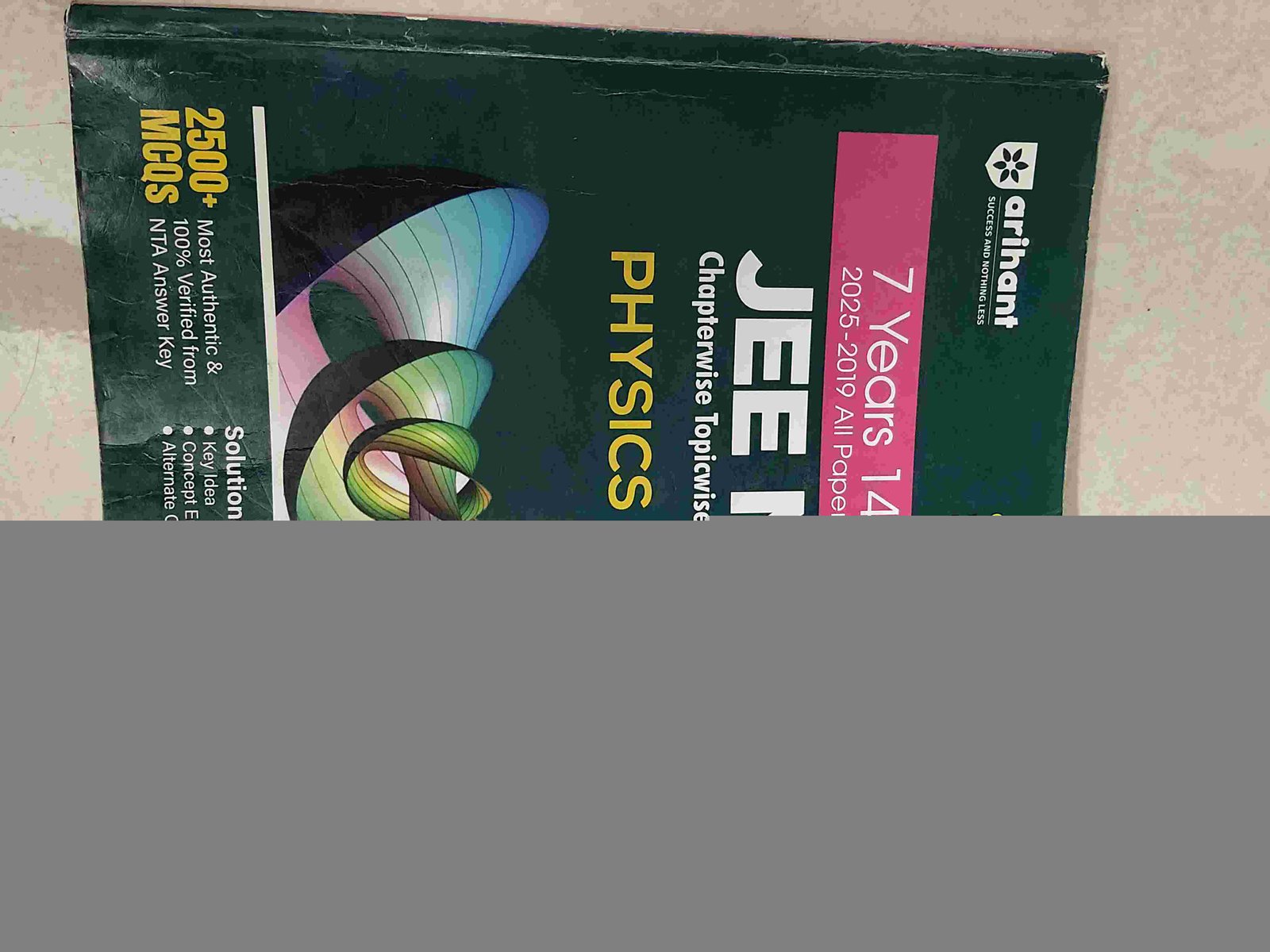 JEE MAIN PHYSICS PYQ ARIHANT BOOK - 2nd Hand Book - Bookaao