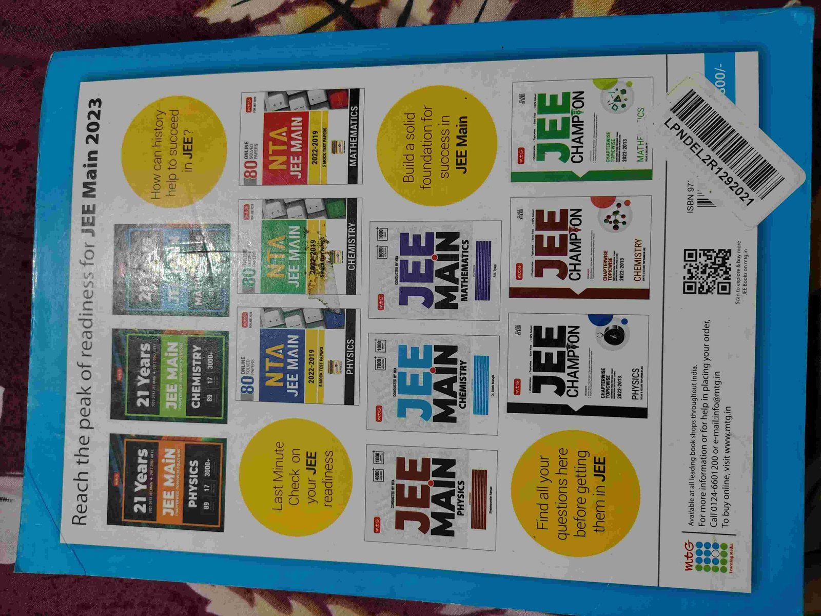 Buy New JEE MAIN PYQS (2013-2022) + (2002-2012)AIEEE PYQS in SHERAGADA - Bookaao