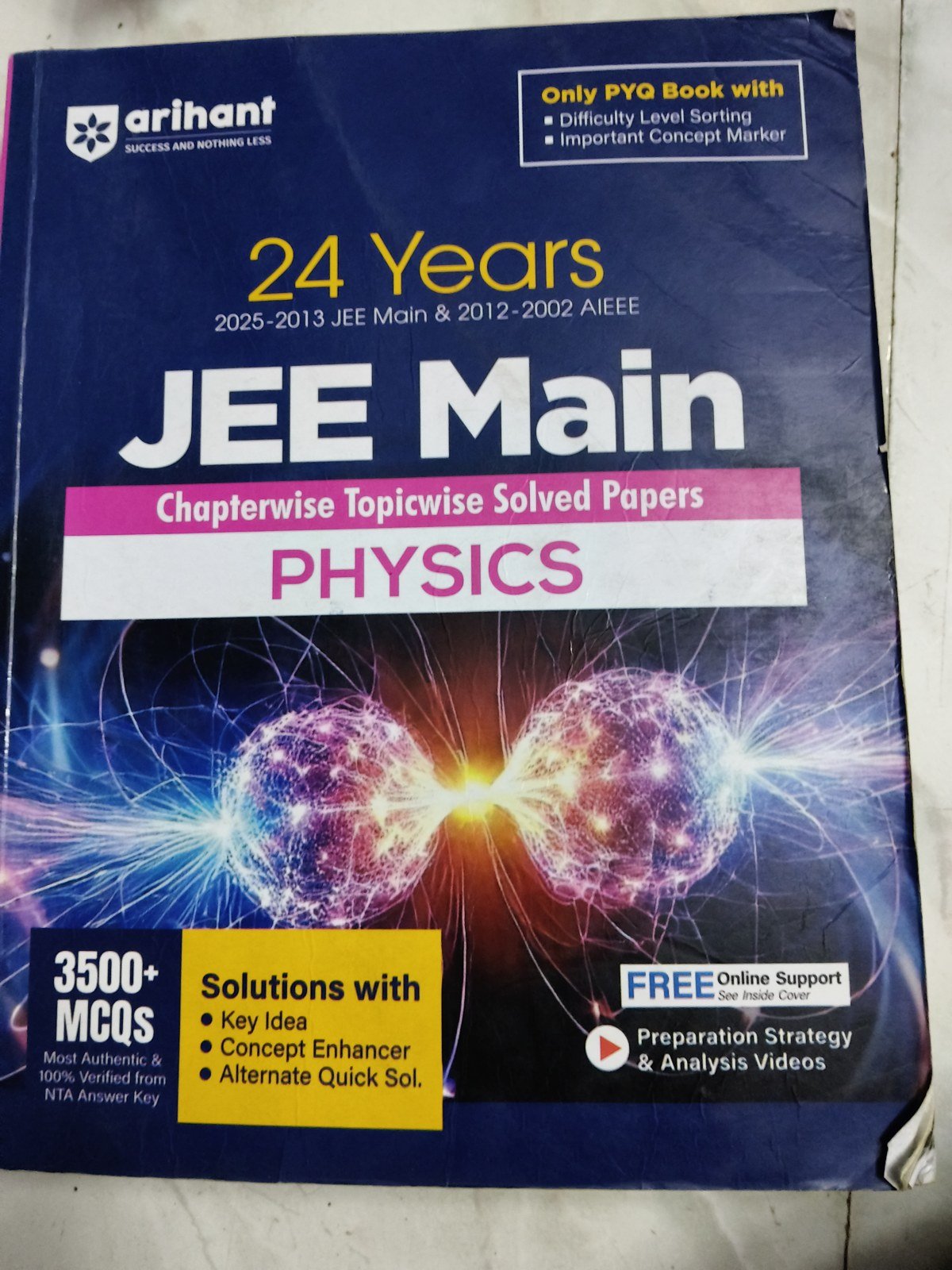 Jee Mains + Advanced PYQ MATHS - Second Hand - Bookaao