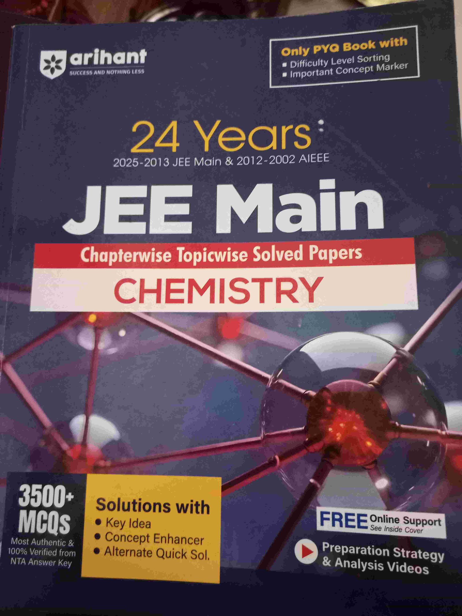 JEE MAINS CHEMISTRY 24 YEARS 2025-2013 - Second Hand - Bookaao