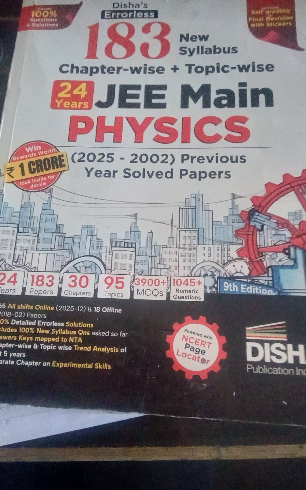 Jee mains physics disha publication pyq 2025-27 - New Book - Bookaao