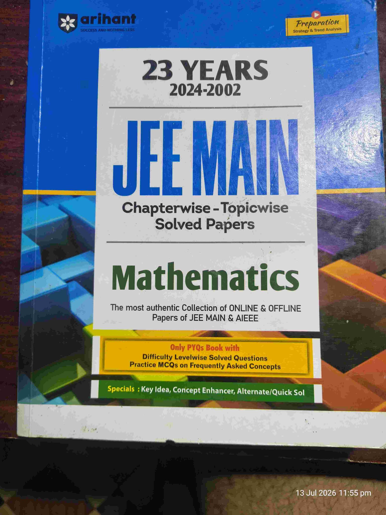 Jee mains pyq Mathematics arihant - Second Hand - Bookaao