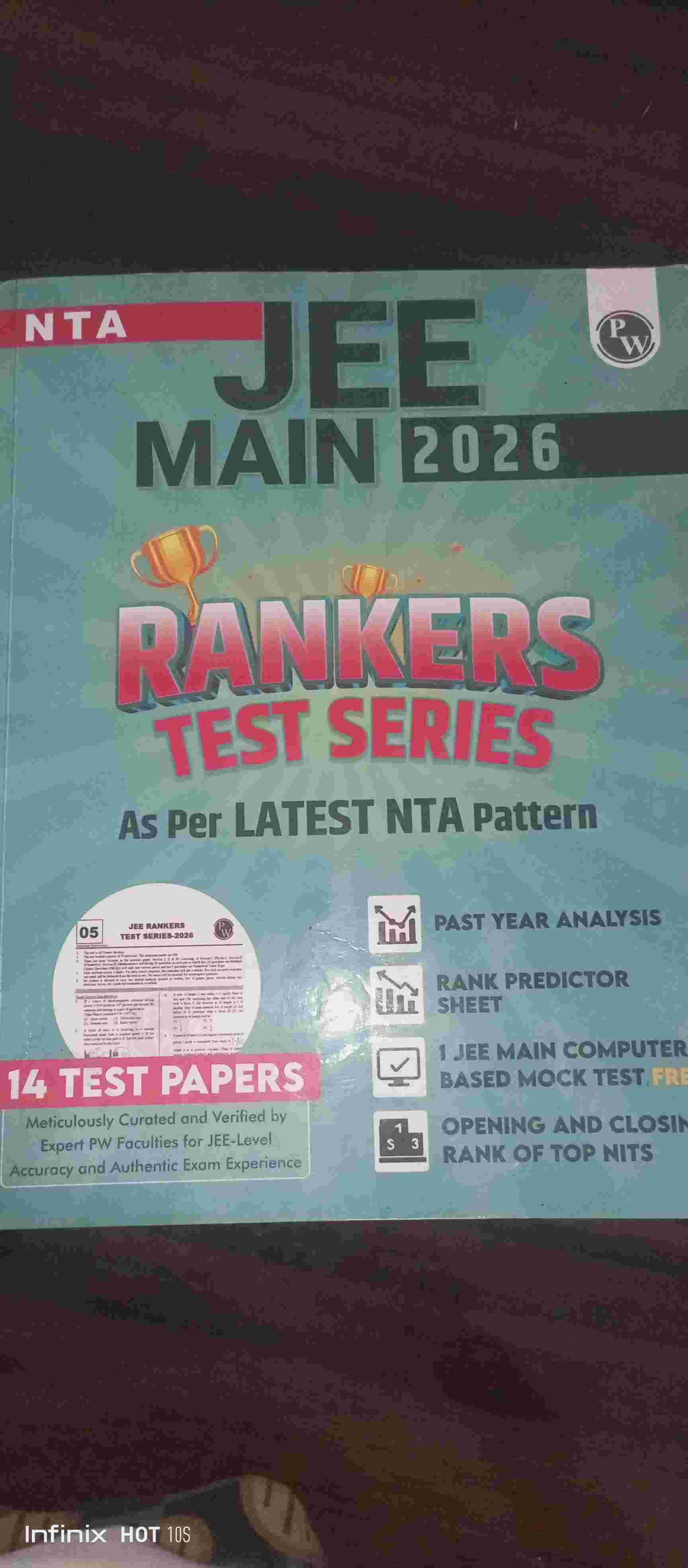 Jee mains ranker test series pw new not used - New Book - Bookaao