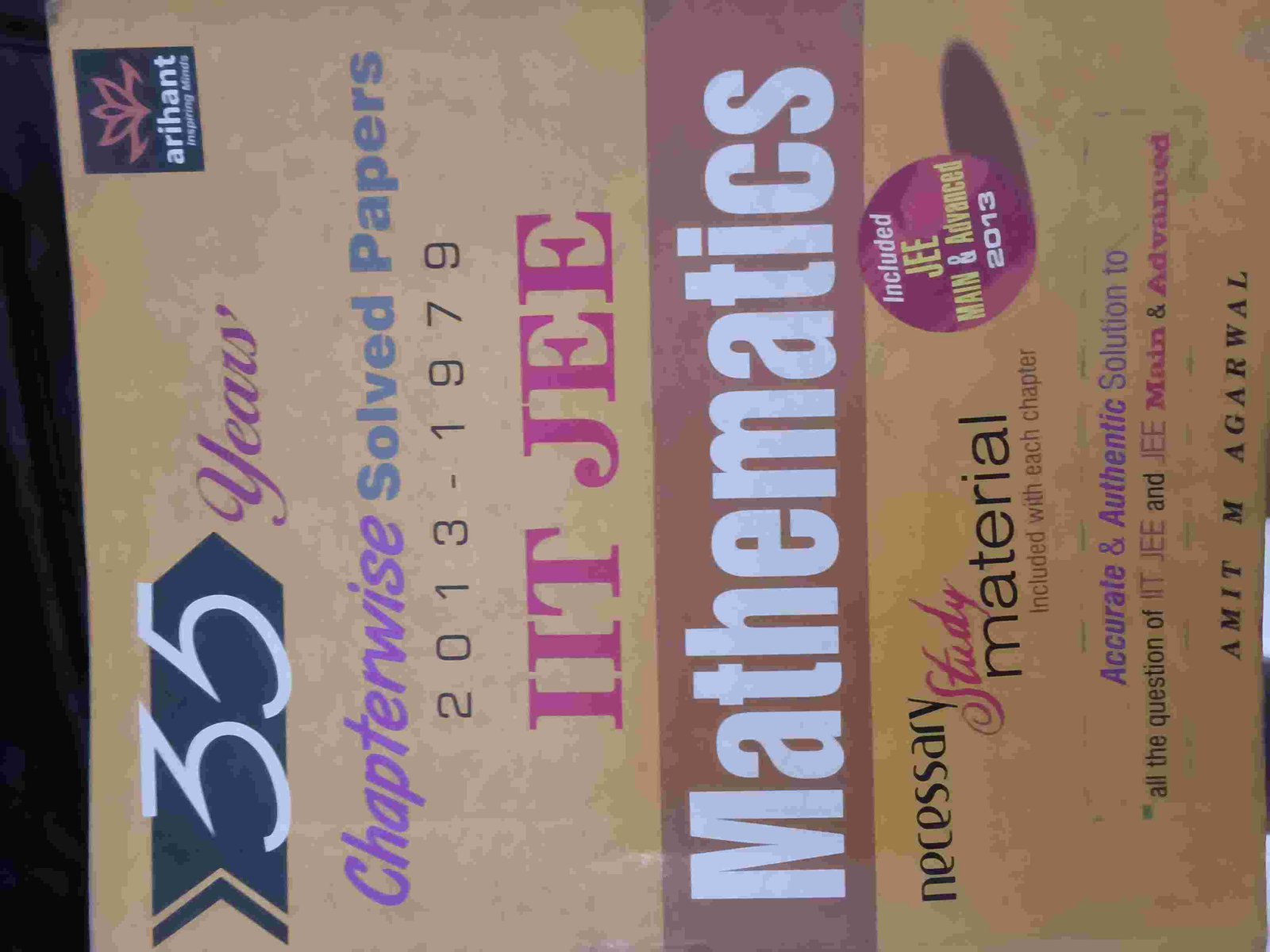 JEE Maths: 35 Years Solved Papers (Main & Advance) - Second Hand - Bookaao