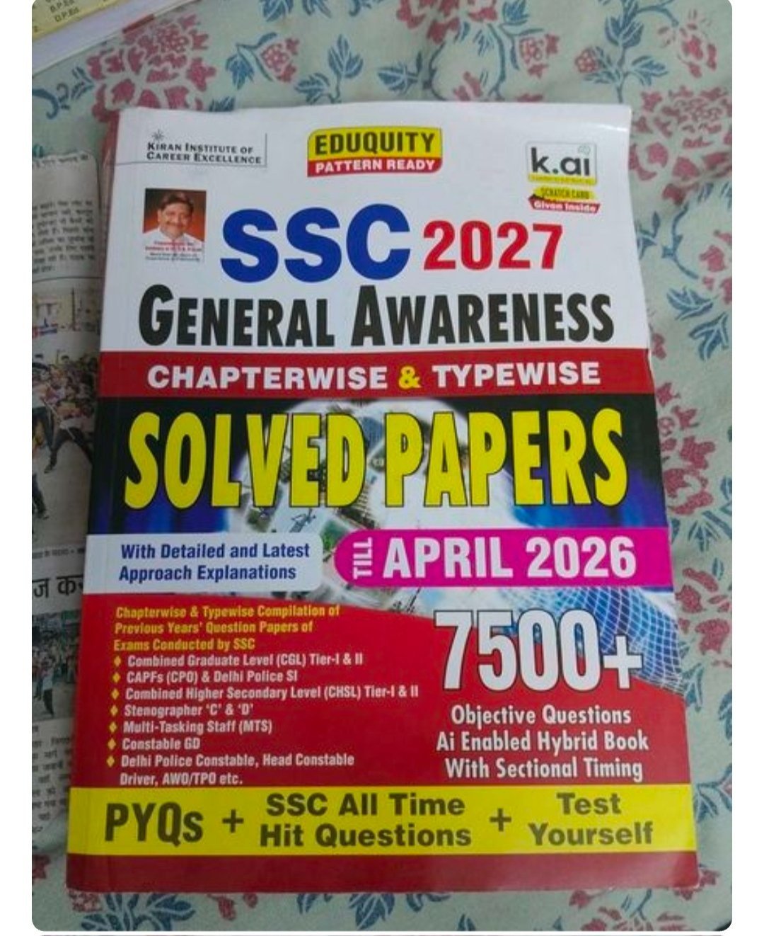 Kiran Ssc General awareness book 2027 - New Book - Bookaao
