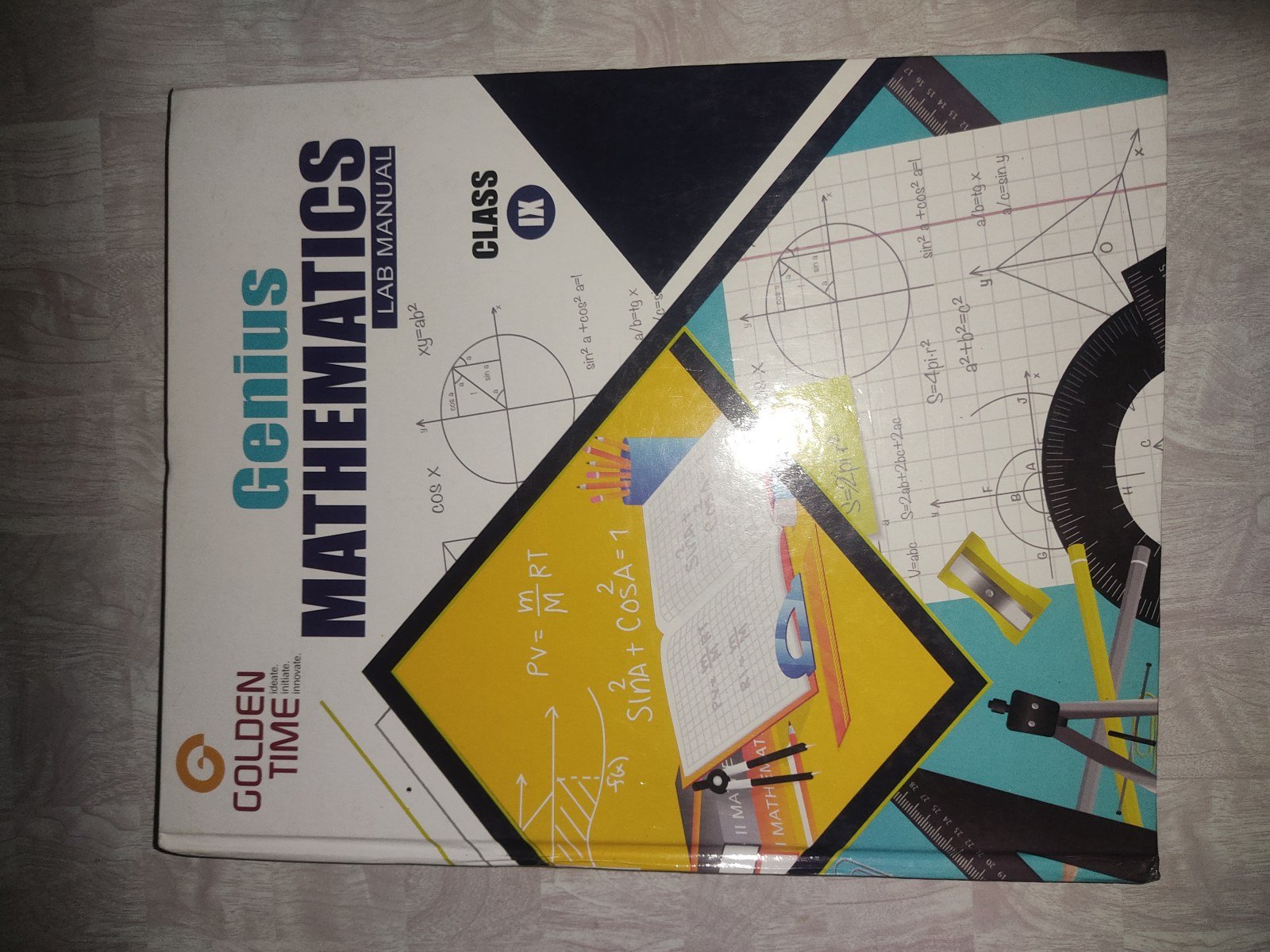 Lab manual of class -9 student  for maths - New Book - Bookaao