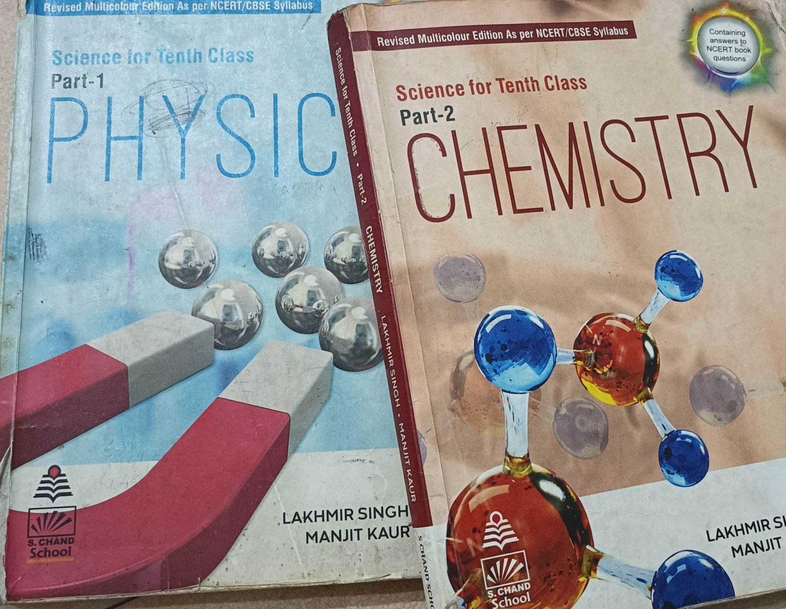 Lakhmir Singh Class 10 - Physics & Chemistry Combo - Second Hand - Bookaao