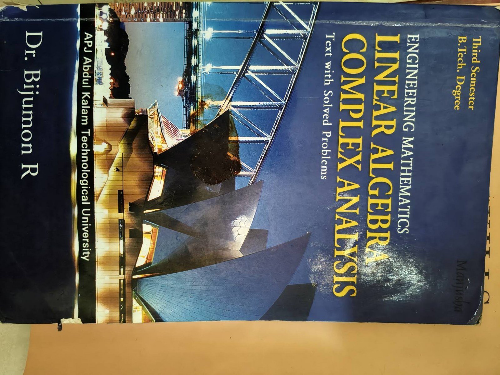 Linear algebra and complex analysis - Second Hand - Bookaao