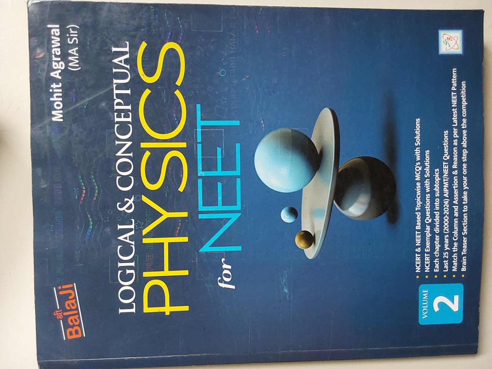 Logical and conceptual physics for Neet class 12 - New Book - Bookaao