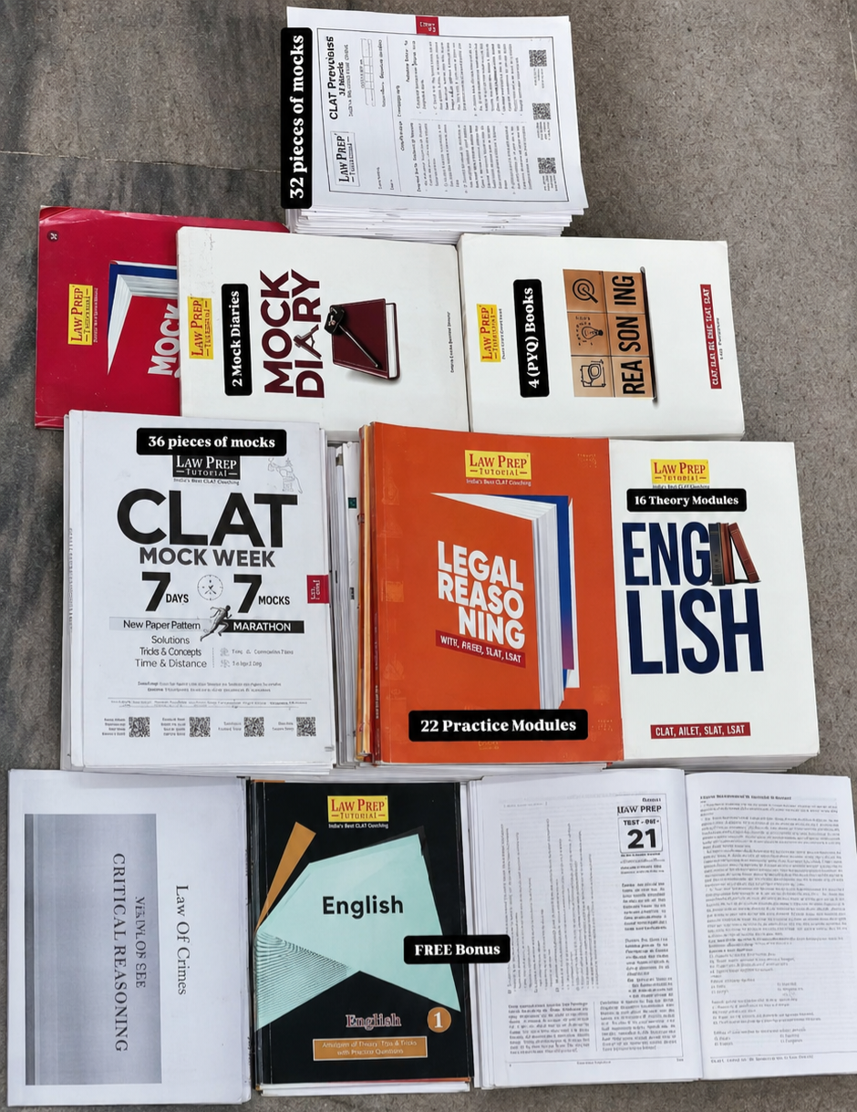 LPT Complete CLAT Study Material Set - Second Hand - Bookaao