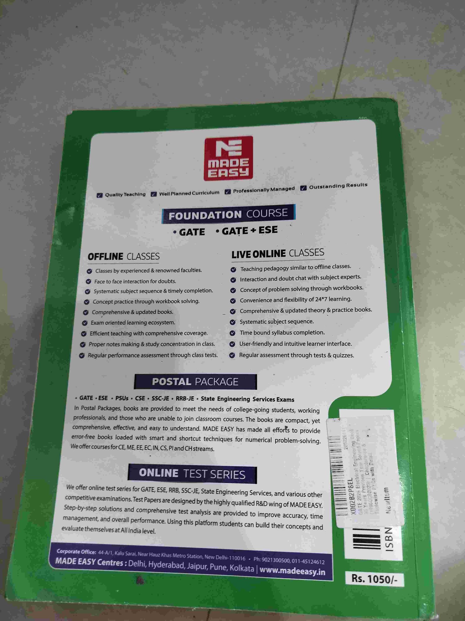 Made easy EE GATE 2026Pyq - New Book - Bookaao