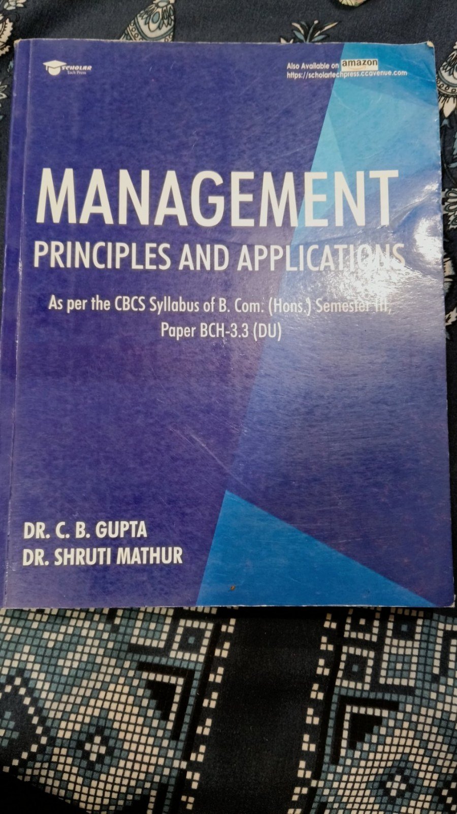 Buy Second Hand Management Principles and Applications in Kalkaji - Bookaao