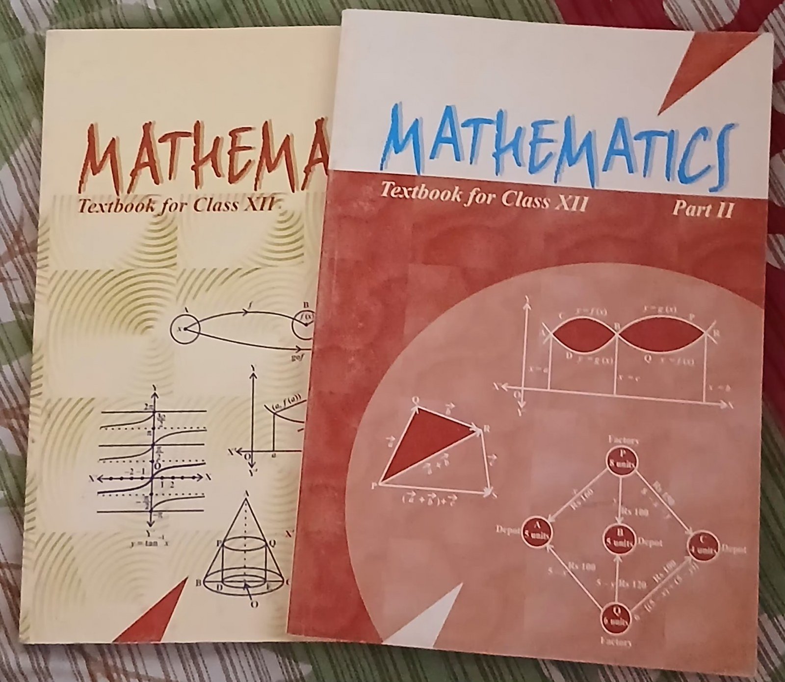 Math ncert part 1&2 class 12 - New Book - Bookaao