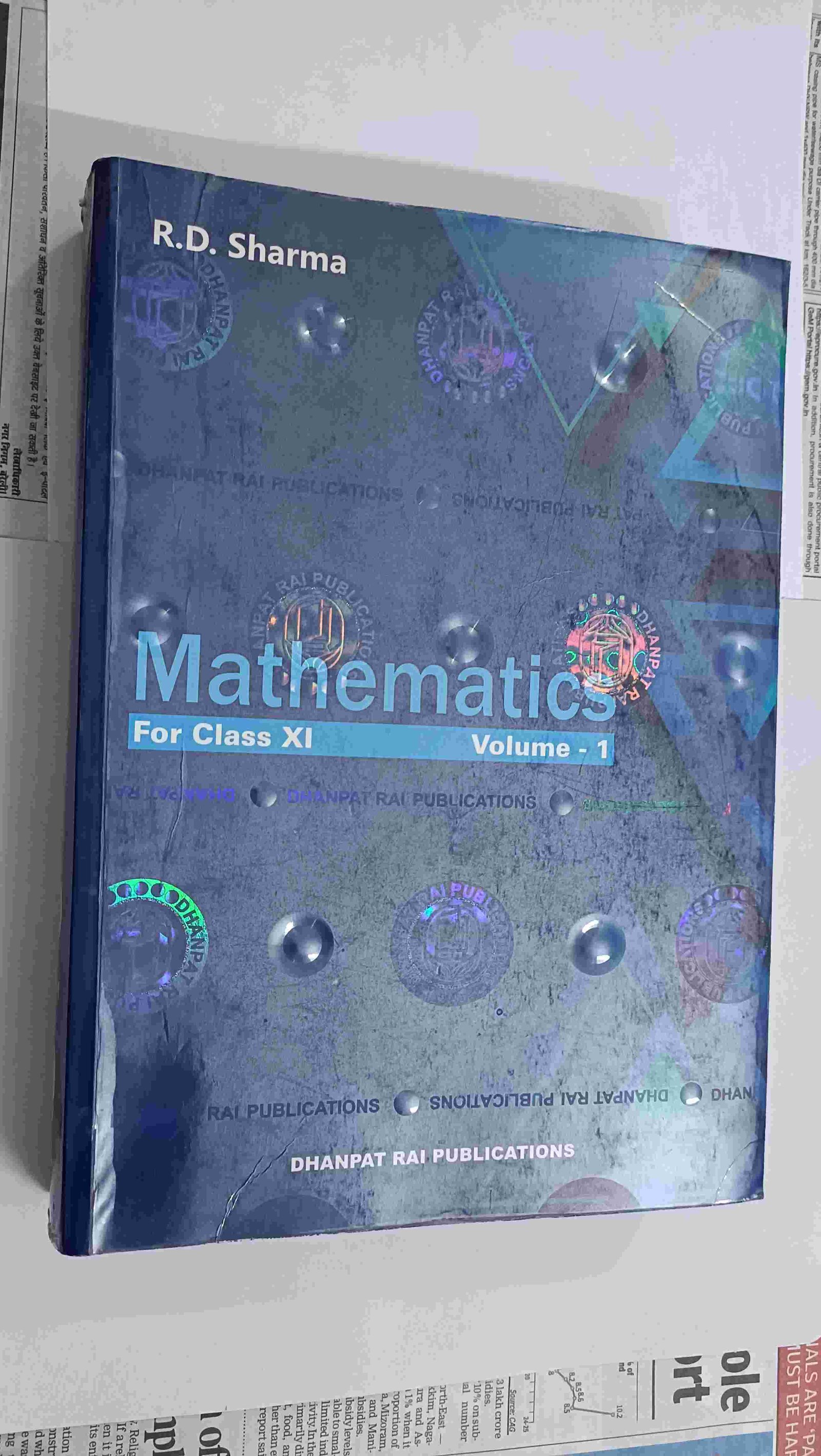 Mathematics for Class Xi - Vol-1- R D Sharma - New Book - Bookaao