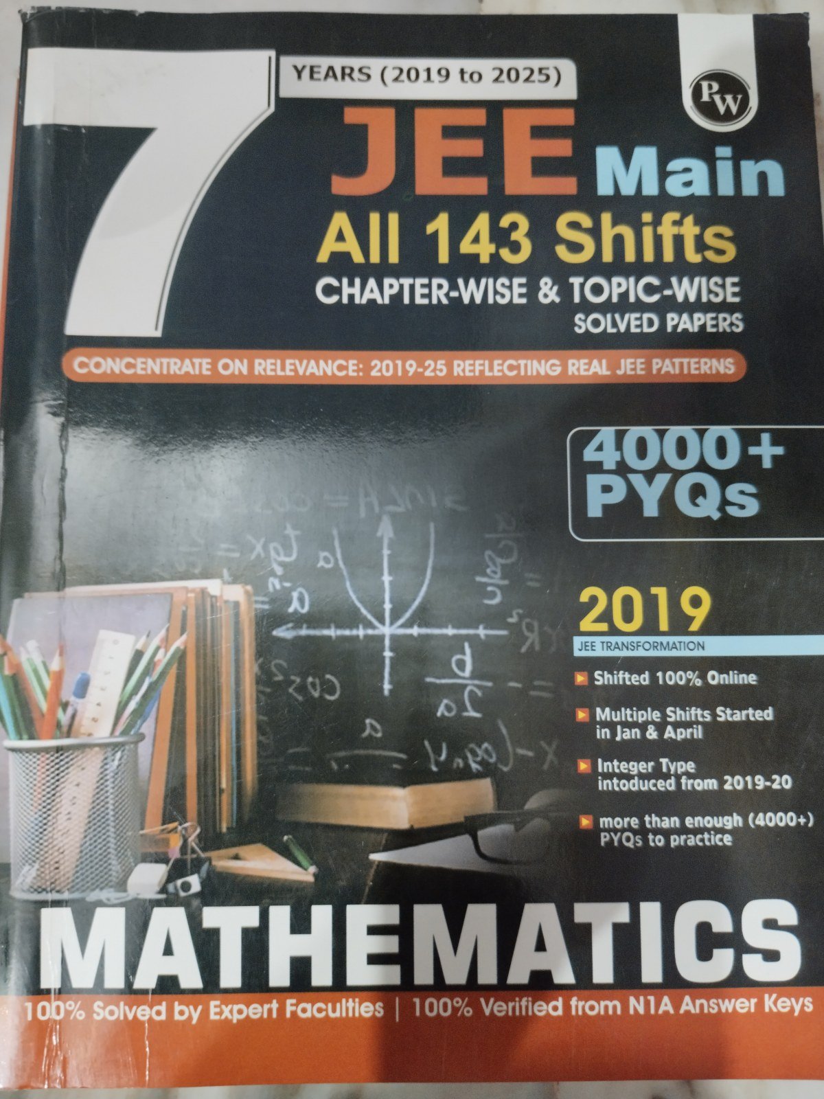 MATHEMATICS JEE MAINS PYQs  11th+12th - Second Hand - Bookaao