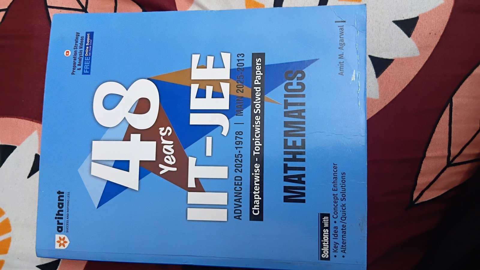 Maths 48 years IIT-JEE advanced +mains pyq book - Second Hand - Bookaao