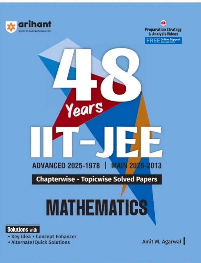 Maths JEE MAINS+ADVANCED PYQ - New Book - Bookaao