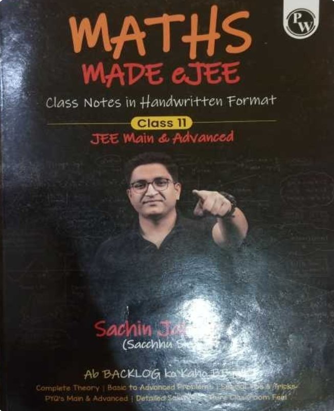 Maths made eJee jee mains + advance Sachin jakhar - 2nd Hand Book - Bookaao