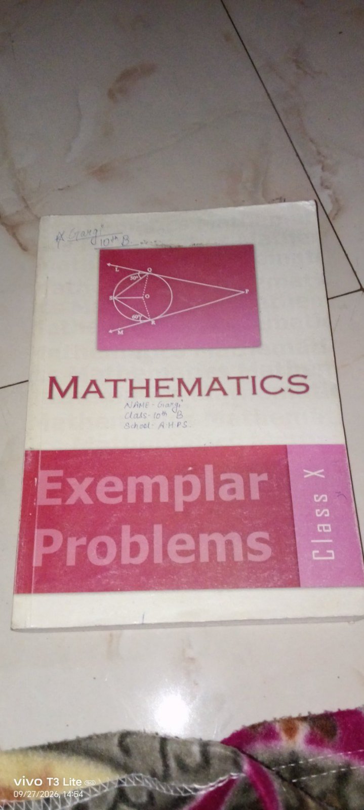 Maths Ncert exampler, Class 10th - Second Hand - Bookaao