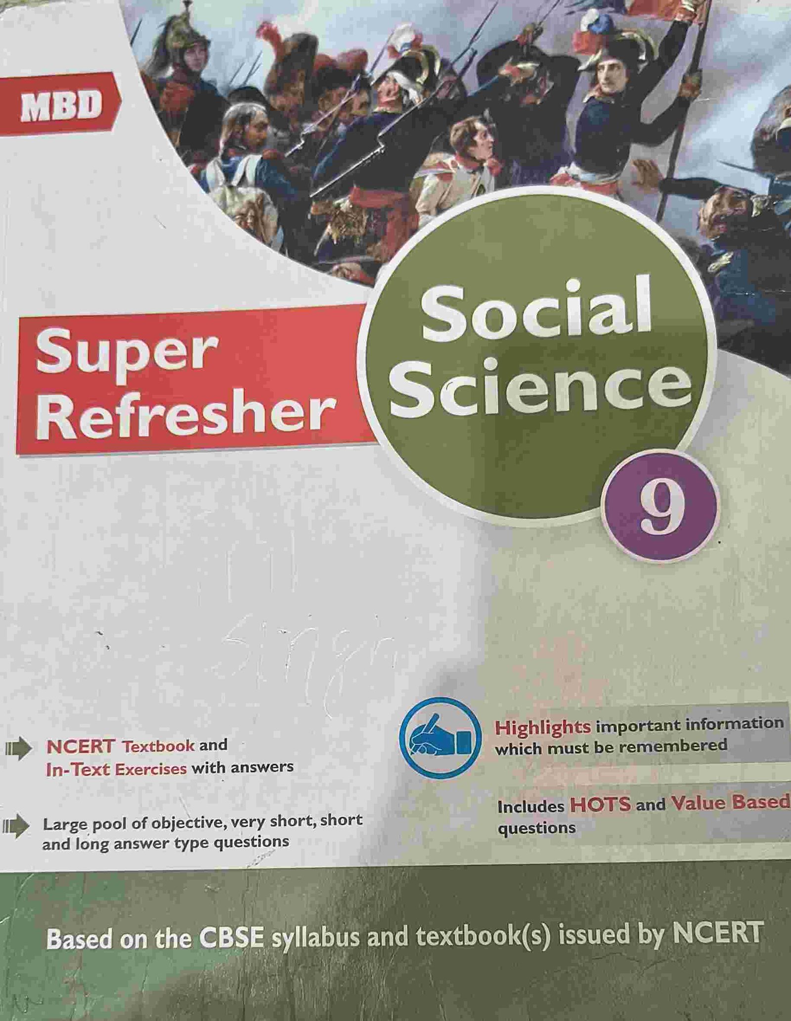 MBD Super Refresher Social Science - Class 9 - Second Hand - Bookaao