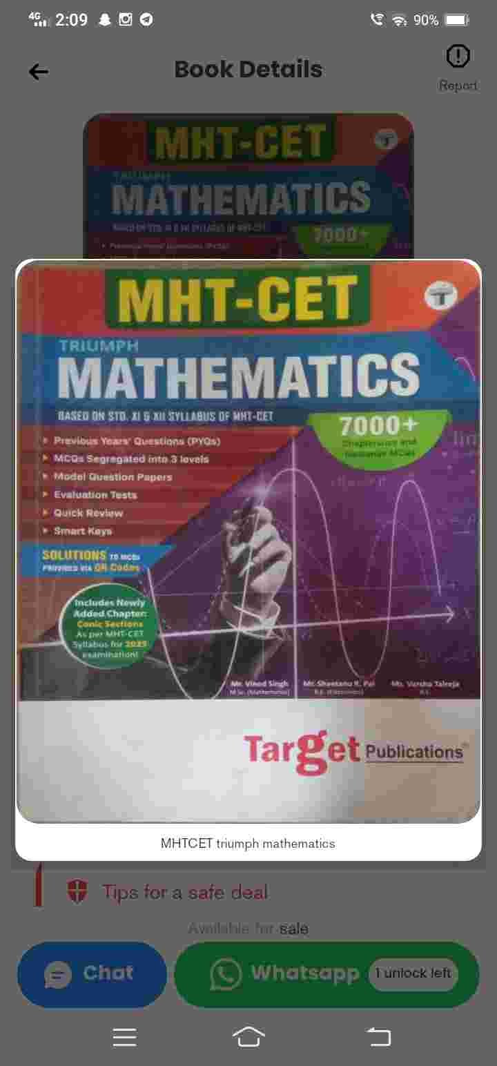 MHTCET triumph mathematics - Second Hand - Bookaao