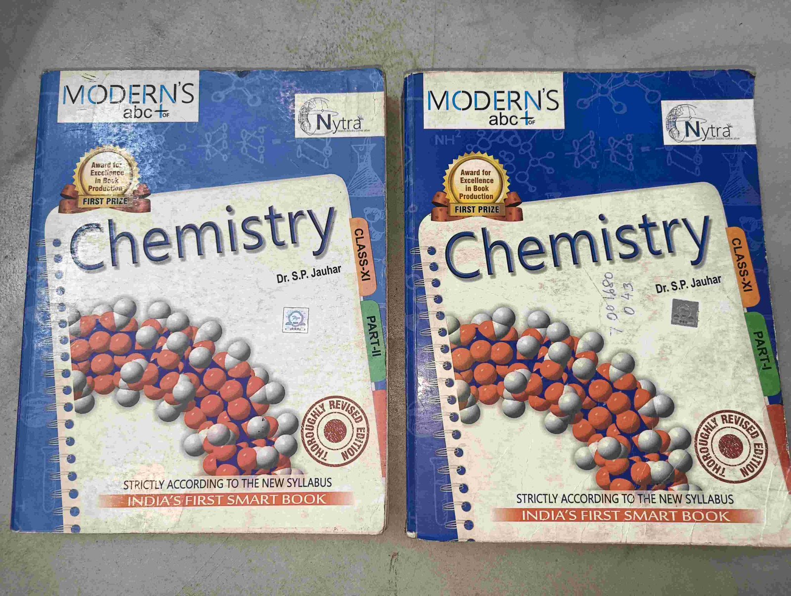 Modern's ABC Chemistry Part I & II Set class: 11 - Second Hand - Bookaao