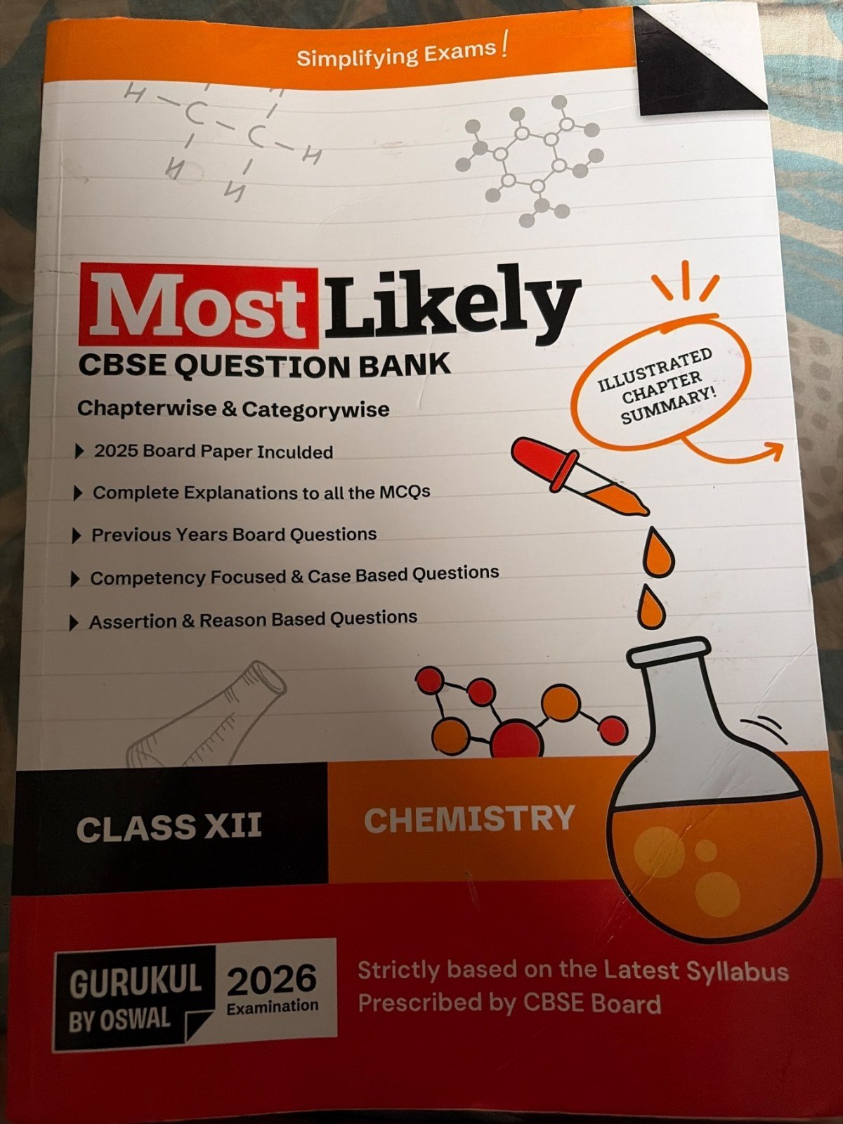 Most likely CBSE question bank chemistry 2026 - New Book - Bookaao