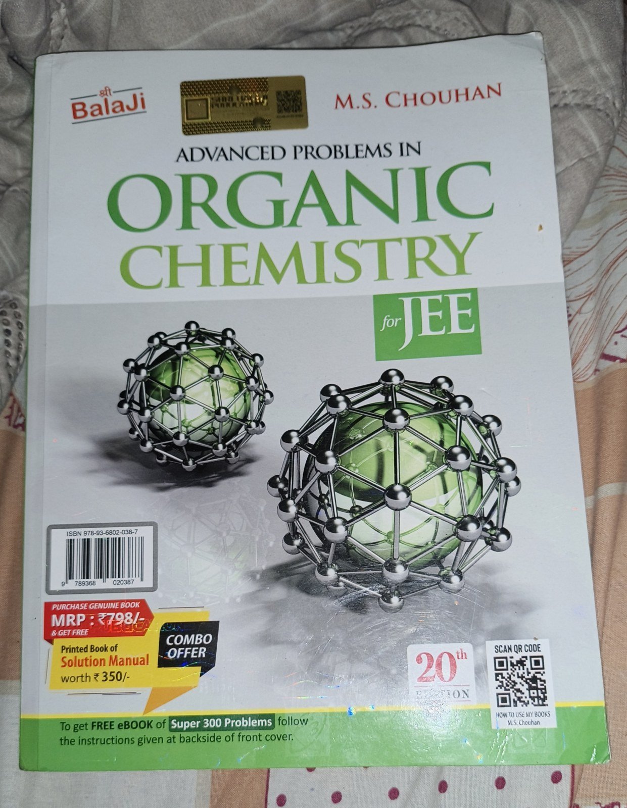Buy Second Hand Ms Chauhan Jee Advanced Problems in anic chemistry in Greater Noida - Bookaao
