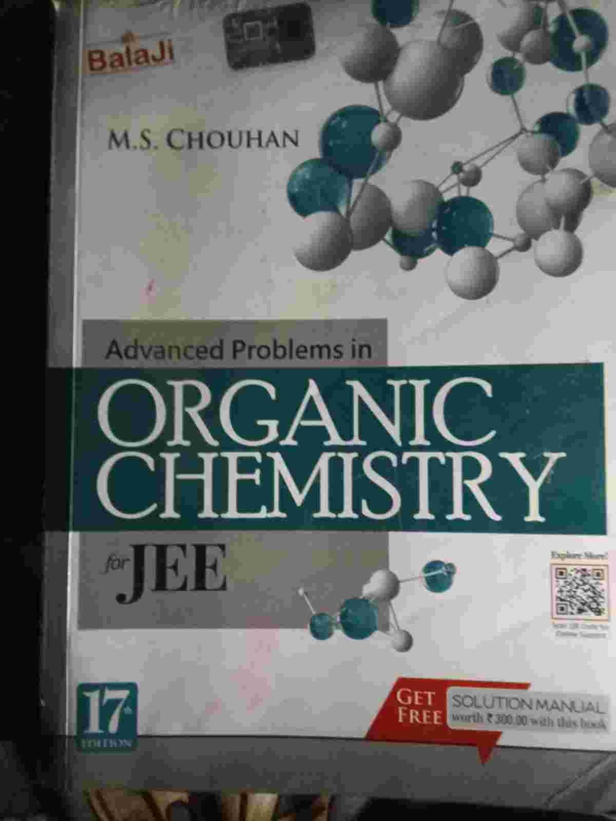 MS CHAUHAN ORGANIC CHEMISTRY - Second Hand - Bookaao