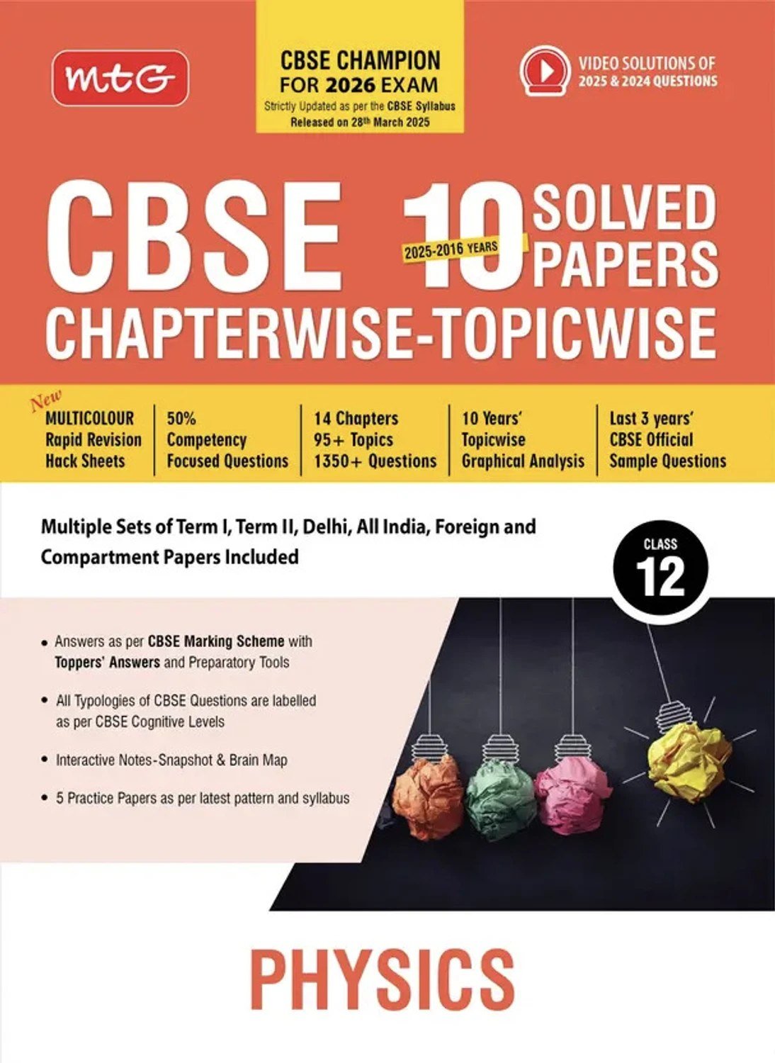Buy Second Hand MTG CBSE 10 Years (2025-2016) in Guwahati - Bookaao