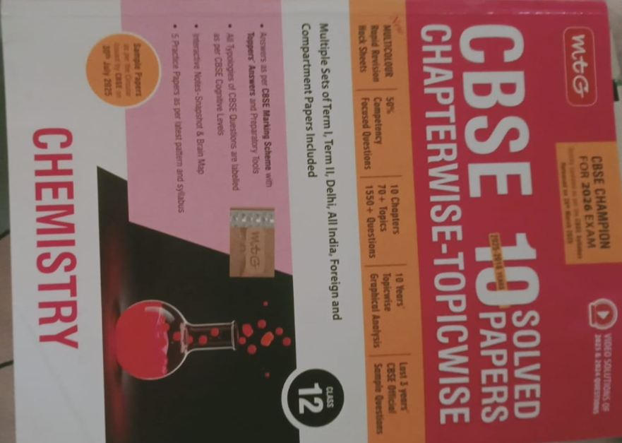 MTG CBSE CHAPTER WISE TOPICWISE QUESTION BANK - Second Hand - Bookaao