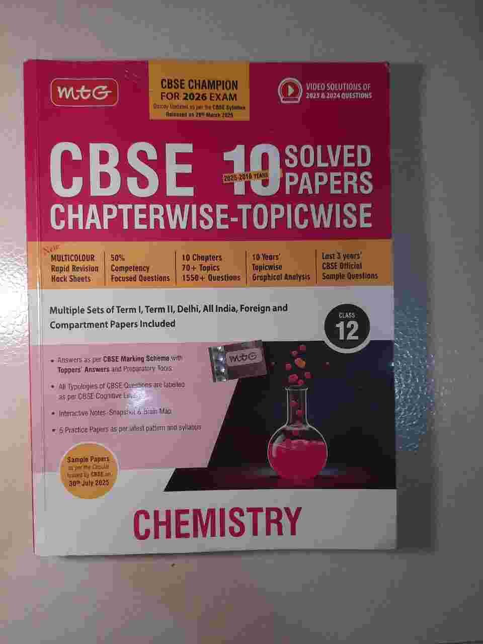 Buy Second Hand MTG Class 12 chemistry PYQ in Mahesana - Bookaao